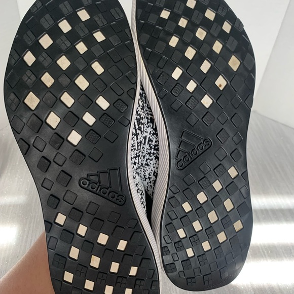 Adidas Rapida Run Black/White Laceless Knit Athletic Sneakers Size 7 - Picture 7 of 11